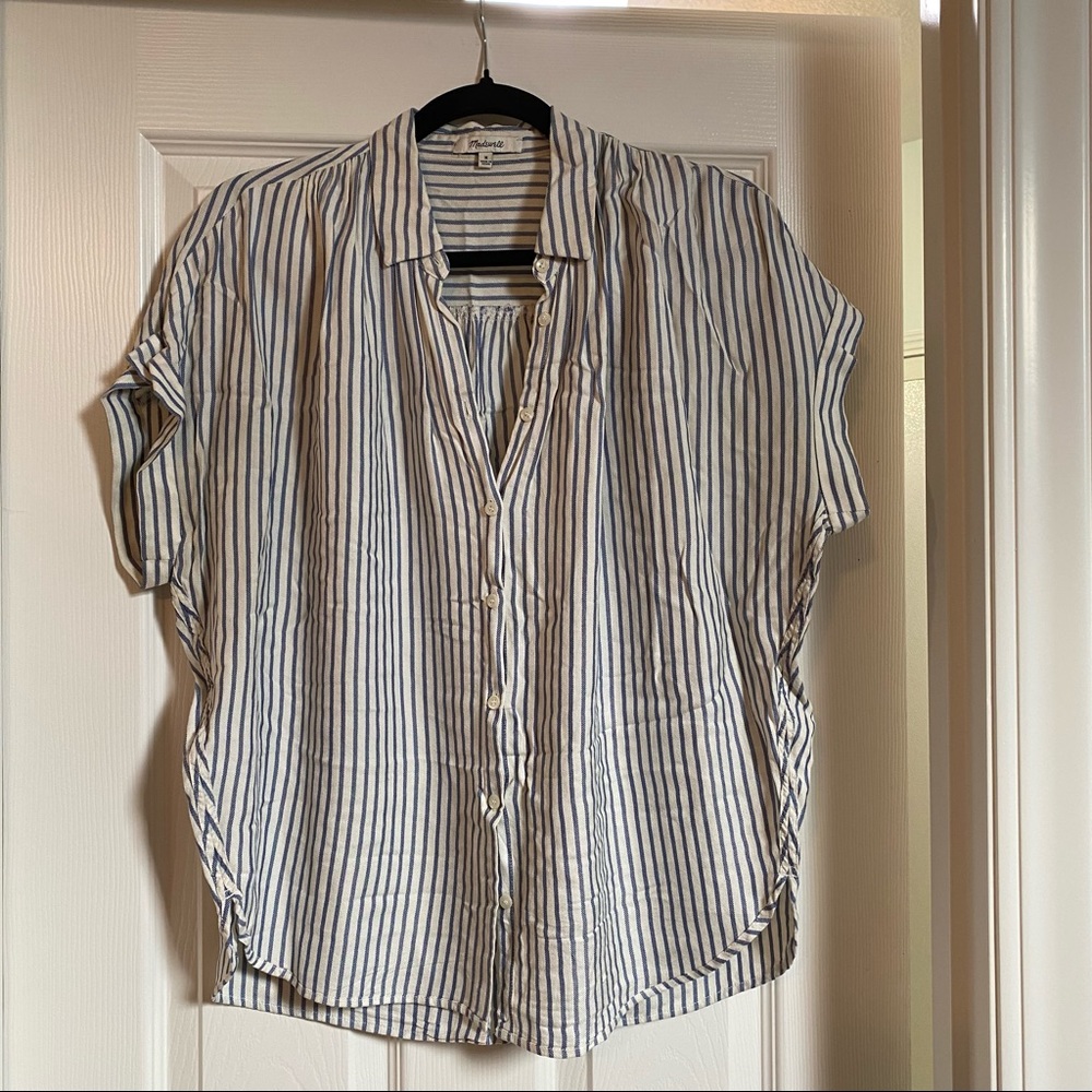 Madewell Dolman Sleeve Button Up Shirt